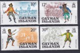 DB1 Pirati Corabii Comori 1975 Cayman Ins. 4 v. MNH, Nestampilat