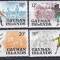 DB1 Pirati Corabii Comori 1975 Cayman Ins. 4 v. MNH