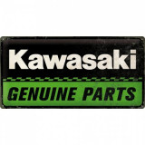 Placa metalica - Kawasaki - 25x50 cm, ART