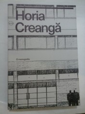 HORIA CREANGA - O MONOGRAFIE - 2019 foto
