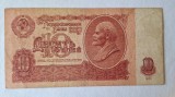 10 Ruble 1961 - Bancnota veche Rusia CCCP - URSS - Lenin