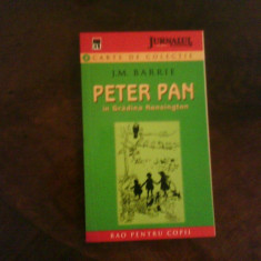 J. M. Barrie Peter Pan in Gradina Kensington