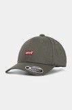 Levi&#039;s sapca culoarea verde, neted