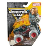 MONSTER JAM MARVEL CAMION GIGANT WINTER SOLDIER SCARA 1 LA 64