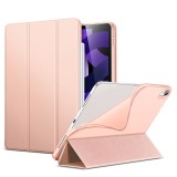 Husa tableta compatibila ipad air 5 2022, magnetic pair, auto sleep/wake, rose