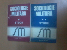 Sociologie militara, studii, 2 volume, editura militara, Bucure?ti 1975-1977 047 foto