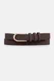 MICHAEL Michael Kors curea de piele culoarea maro, 29MKWB529016