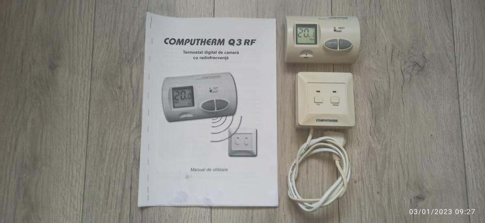 Termostat digital fara fir Computherm Q3RF | arhiva Okazii.ro