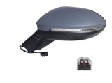Oglinda exterioara Volkswagen Id.3, 11.2019-, montare stanga, reglaj electric; grunduit; incalzit; sticla asferica; geam cromat; 16 gauri / 6 pini; c