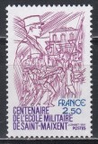 Franta 1981 - Centenarul Academiei Militare Saint-Maixent, MNH, Nestampilat