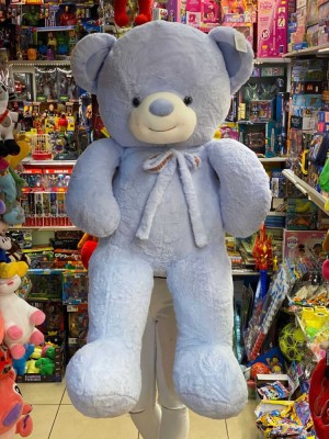 Urs mare de plus albastru 1,2 m vali24 foto