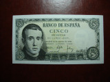 SPANIA 5 PESETAS 1951 UNC