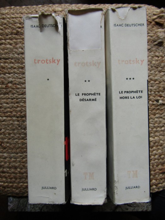 TROTSKY - ISAAC DEUTSCHER 3 VOLUME