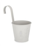 Cumpara ieftin Set 24 ghivece flori zinc gri Botany 14x10x24 cm