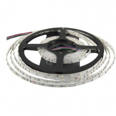 Banda LED Whitenergy RGB 5m fara conector foto