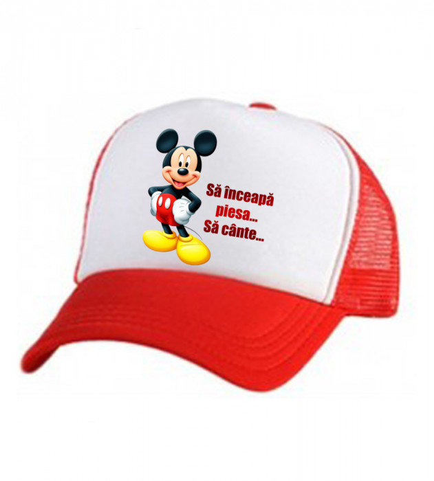 Sapca Mickey Mouse sa inceapa piesa, cod produs P01