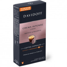 Capsule cafea Davidoff Café Crema Intense Lungo, 10 capsule x 5.5g, Compatibil sistem Nespresso