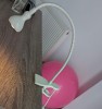 Lampa LED Birou Ikea JANSJ&Ouml;, 1.5W, Prindere Clips, Alimentare Priza, Flexibila, Lumina Focusata, Citit, Mesterit