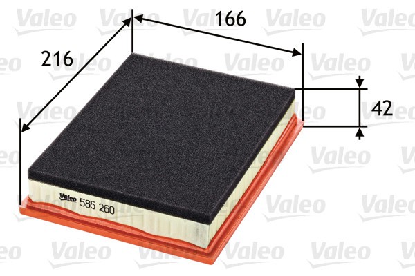 VALEO 585260 Filtru aer