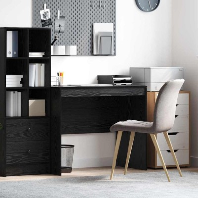 vidaXL Birou Stejar negru 90 x 50 x 76 cm Lemn compozit 869435 foto