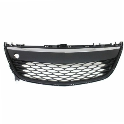 Grila bara fata Mazda CX-7 (Er), 2010-08.2012, EH44501T0H, 458127-2 ornament superior crom si rama inferioara neagra foto