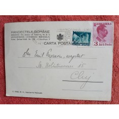 Carte postala adresata magistratului Emil Puscariu de catre un redactor de la Pandectele Romane, 1937