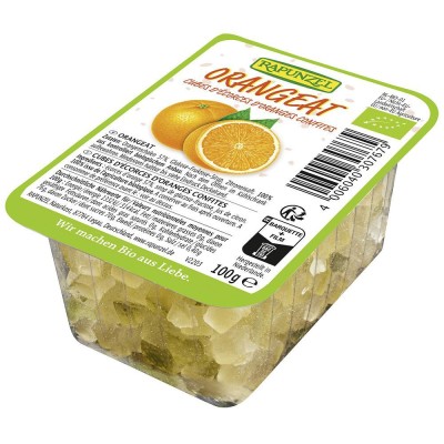 Coaja de Portocale Confiata Bio 100 grame Rapunzel foto