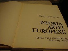Vatasianu - Istoria artei europene - arta din perioada renasterii