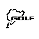 Sticker Auto Volkswagen Golf Circuit