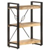 VidaXL Bibliotecă cu 3 niveluri, 60x30x80 cm, lemn masiv de mango