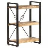 VidaXL Bibliotecă cu 3 niveluri, 60x30x80 cm, lemn masiv de mango