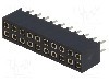 Conector 20 pini, seria {{Serie conector}}, pas pini 2.54mm, CONNFLY - DS1023-07-2*10V8