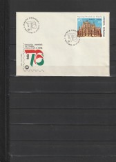 RO - FDC - EXPOZITIA FILATELICA ITALIA&amp;#039;76 ( LP 922 ) 1976 ( 1 DIN 1 ) foto
