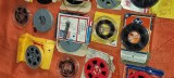 19 bucati role bobine pt. aparat proiectie pelicula film diametrul la rola cca. 8 cm -