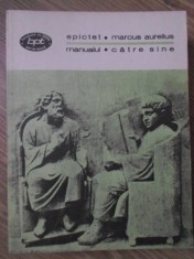 MANUALUL. CATRE SINE-EPICTET, MARCUS AURELIUS foto