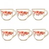 Set 6 Cesti Cafea Opal Alb Model EVA 220ml DNC56135