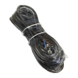 Cordon alimentare Schuko - fire libere 1.5m negru 3500W 16A 3x1.5mm2 cupru 3G1.5 CA15N11 Wconn