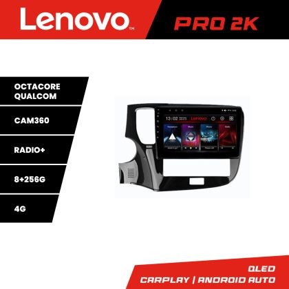 Navigatie Mitsubishi Oultander 2020- Lenovo Kit-1230-20 8 core QLED 2K 8+256 360 Android Waze USB Navigatie Internet Youtube Radio CarStore Technology