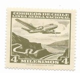 Chile - Posta aeriana, 1960-1961 - valoare neobliterata