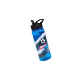 Bidonas apa pentru copii, Fluturi, Albastru, gradinita, Baieti, 650ml, ATU-086300, Oem