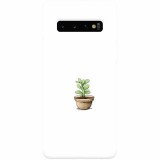 Husa silicon personalizata pentru Samsung Galaxy S10, Cactus