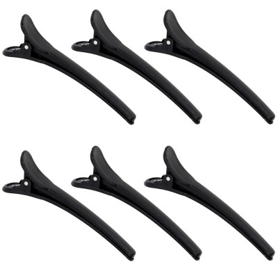 Set Clips Leopard pentru Coafură, Păr Lung, 6 Bucăți, Negre, 10 cm, Durabile și Rezistente la Rupere foto