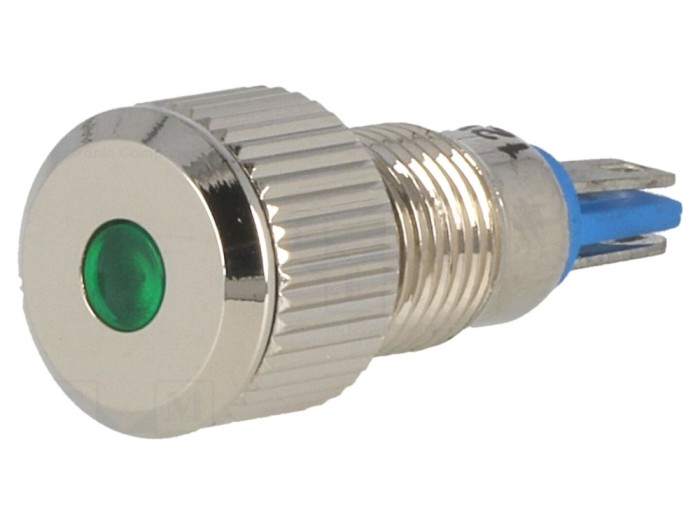 Lampă LED verde 12V DC IP67