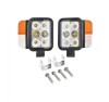 Set faruri universale tractor stanga si dreapta cu LED 10-80V, temperatura