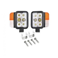 Set faruri universale tractor stanga si dreapta cu LED 10-80V, temperatura