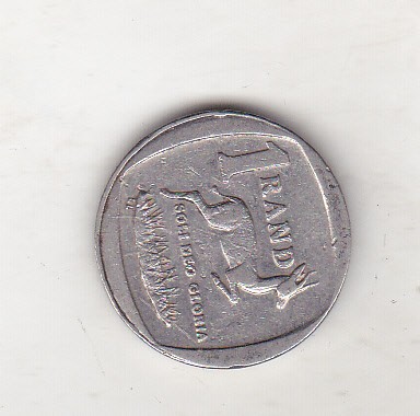 bnk mnd Africa de Sud 1 rand 2004 , fauna foto
