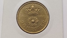 Danemarca -20 Coroane ,kroner 1990