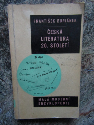 Česk&amp;aacute; literatura 20. stolet&amp;iacute; -Franti&amp;scaron;ek Buri&amp;aacute;nek - LIMBA CEHA foto