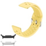 Curea din silicon, compatibila Samsung Galaxy Watch9 40mm, Galben