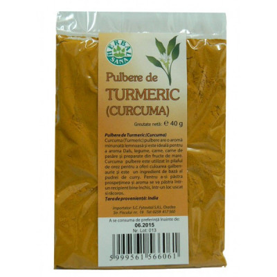 TURMERIC PULBERE 40g HERBAVIT foto